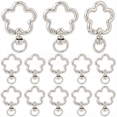 24Pcs Alloy Swivel Clasps FIND-SC0017-49B-1