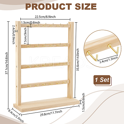 Density Board Jewelry Displays ODIS-WH0080-06A-1