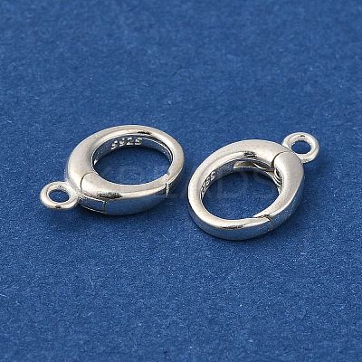 925 Sterling Silver Twister Clasp STER-D006-14S-1