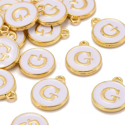 Golden Plated Alloy Charms ENAM-S118-01G-1