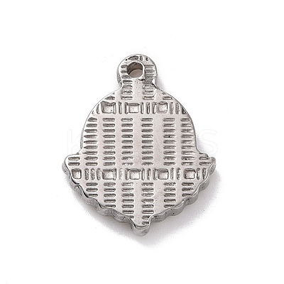 Non-Tarnish 304 Stainless Steel Pendant Cabochon Settings X-STAS-E169-10P-1