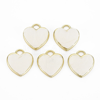 Light Gold Plated Alloy Pendants PALLOY-N154-31A-NR-1