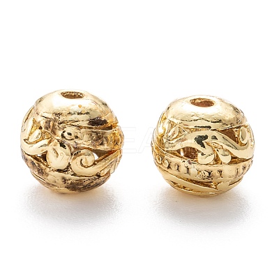 Alloy Hollow Beads X1-PALLOY-P238-09G-RS-1