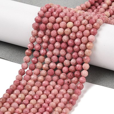 Natural Rhodonite Beads Strands G-E411-11A-4mm-1