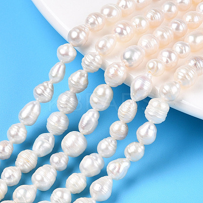 Natural Baroque Pearl Keshi Pearl Beads Strands X1-PEAR-S020-F04-01-1
