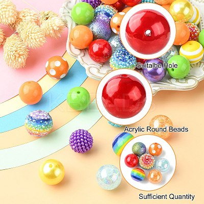 DIY Candy Color Bracelet Necklace Making Kit MACR-CJC0001-12P-01-1