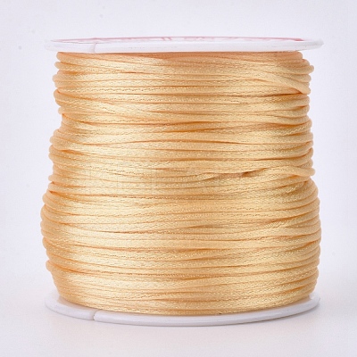 Nylon Satin Rattail Cords NWIR-WH0009-15A-07-1