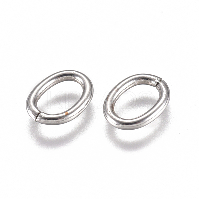 Tarnish Resistant 304 Stainless Steel Open Jump Rings X-STAS-L234-144A-1