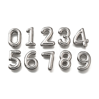 10Pcs 10 Styles 304 Stainless Steel Figure Pendants STAS-V009-02P-1