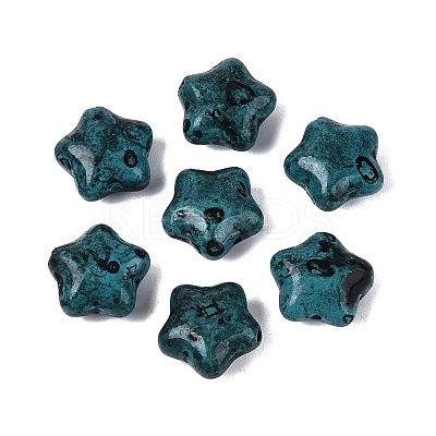 Picasso Opaque Glass Beads SEED-N012-08K-1