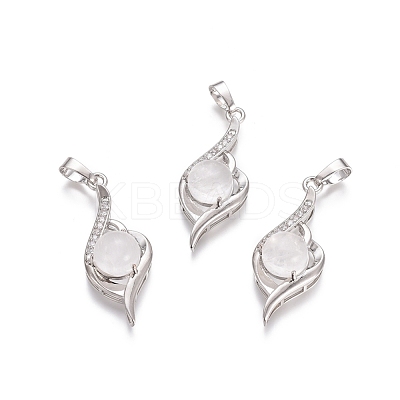 Natural Quartz Crystal Pendants G-L512-G12-1