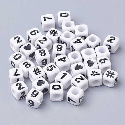 Acrylic Beads MACR-T009-09-1