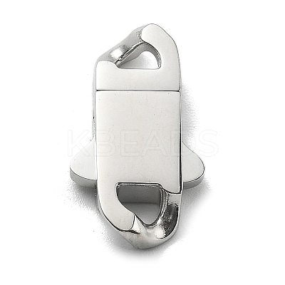 304 Stainless Steel Bayonet Clasps STAS-B082-01A-P-1
