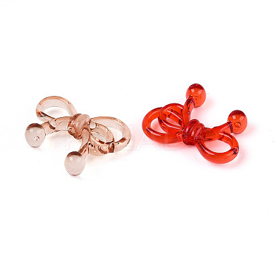 Transparent Acrylic Beads X-TACR-T030-09M-1