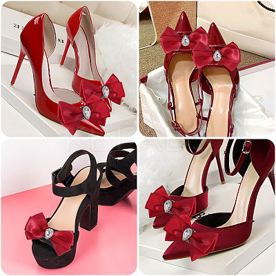 Detachable Polyester Shoe Decorations AJEW-WH0283-29A-1