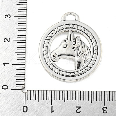 Tibetan Style Alloy Pendants X-TIBEP-S293-015AS-LF-1