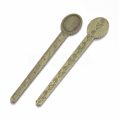 Tibetan Style Alloy Cabochon Setting LS-TIBE-R001-01AB-1