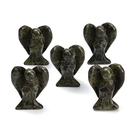 Natural Dragon Blood Gemstone Carved Angle Figurines GG-CBA8396-A07-1