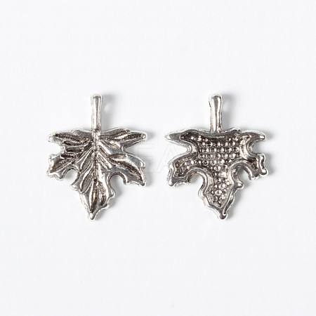 Autumn Theme Tibetan Style Alloy Pendants LF0188Y-1