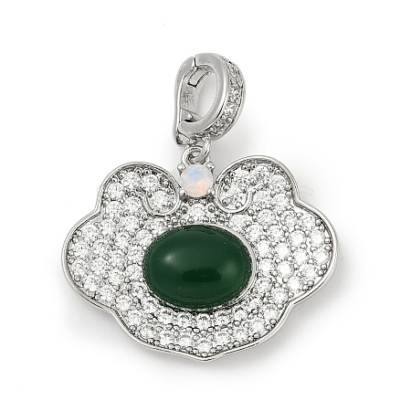 Glass Pendants KK-P302-06P-1