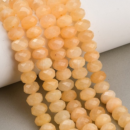 Faceted Dyed Natural White Jade Beads Strands GG-CBAE966-01B-E-1