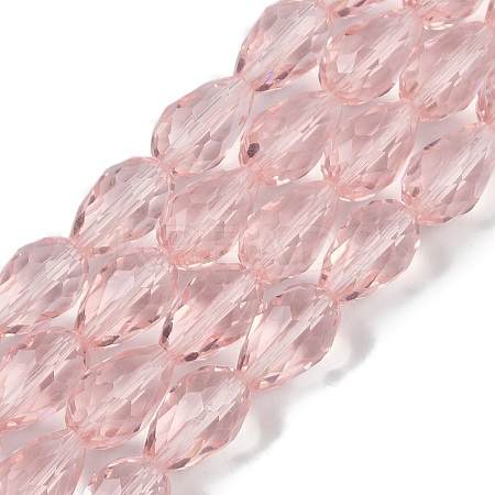 Transparent Glass Beads Strands LS-EGLA-N013-T8mm-D18-1