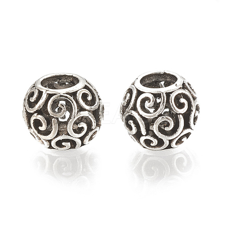 Alloy European Beads MPDL-S066-038-1