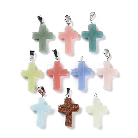 Synthetic Noctilucent Stone/Luminous Stone Pendants G-Z054-03B-1