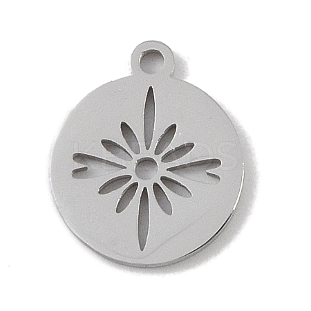 Non-Tarnish 304 Stainless Steel Pendants LS-STAS-B062-12P-1