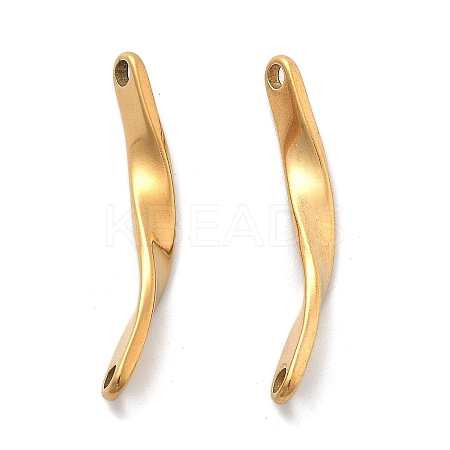 Ion Plating(IP) 202 Stainless Steel Connector Charms STAS-R138-01G-1