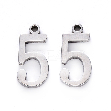 Tarnish Resistant 201 Stainless Steel Charms STAS-R108-05-1