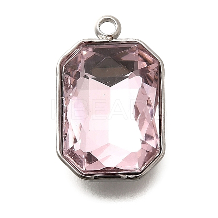 304 Stainless Steel Pendants STAS-Q346-07P-09-1