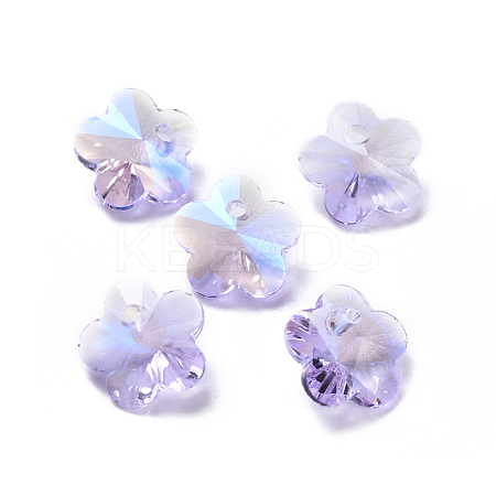 Glass Rhinestone Charms RGLA-L020-A-371MO-1