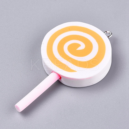 Handmade Polymer Clay Pendants LS-CLAY-L002-A02-1