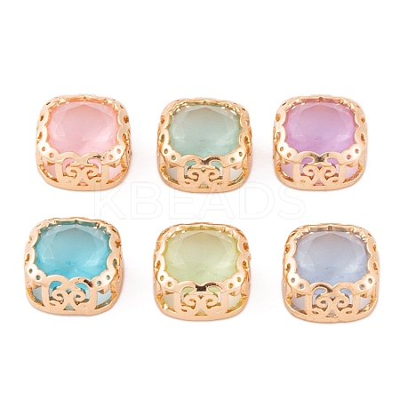 Square Sew on Rhinestone GLAA-K069-10KCG-1