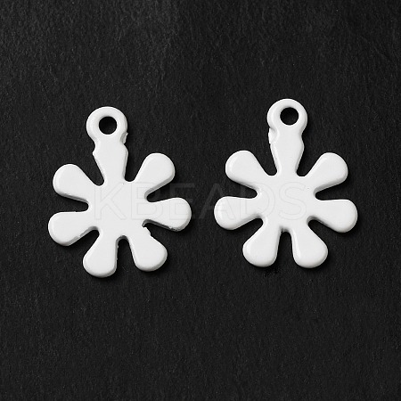 Spray Painted 201 Stainless Steel Charms STAS-I672-10B-1