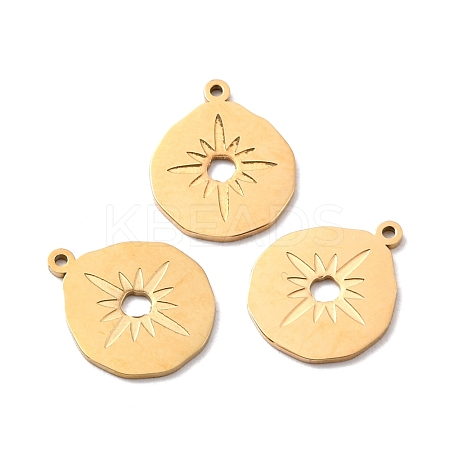 Ion Plating(IP) 316 Surgical Stainless Steel Pendants STAS-D450-22G-1