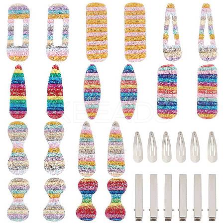 DIY Alligator Hair Clip Making Kits DIY-SC0013-84-1