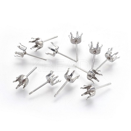 Tarnish Resistant 304 Stainless Steel Stud Earring Findings LS-STAS-P221-20G-P-1