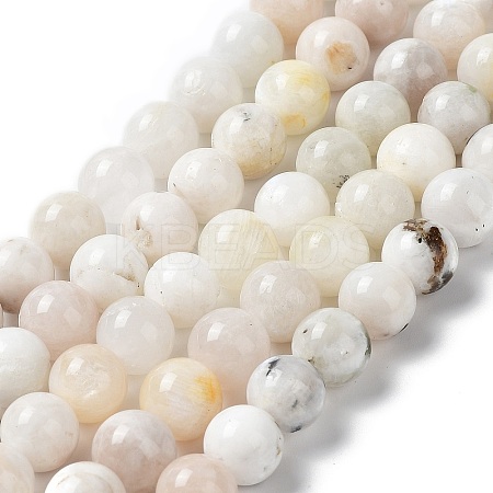 Natural Rainbow Moonstone Beads Strands G-N328-024-10mm-1