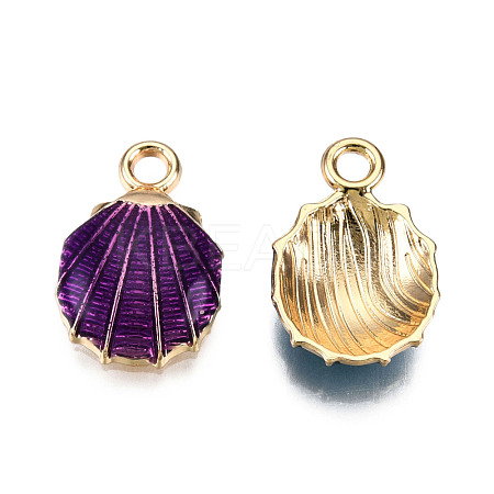 Alloy Enamel Pendants ENAM-N048-004B-1
