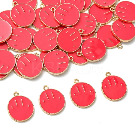 35Pcs Alloy Enamel Pendants ENAM-YW0008-01F-1