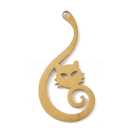 201 Stainless Steel Pendants LS-STAS-H480-06G-1