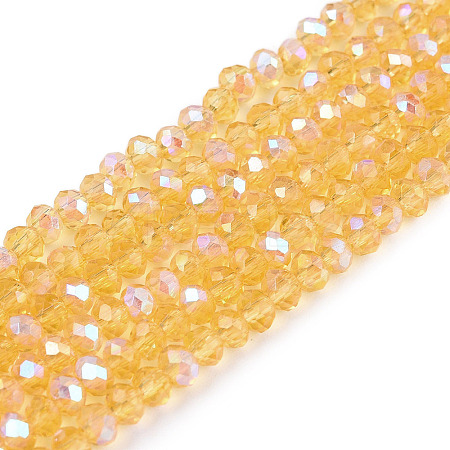 Electroplate Glass Beads Strands LS-EGLA-A044-T2mm-L03-1