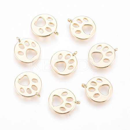 Brass Charms X-KK-T025-28G-1