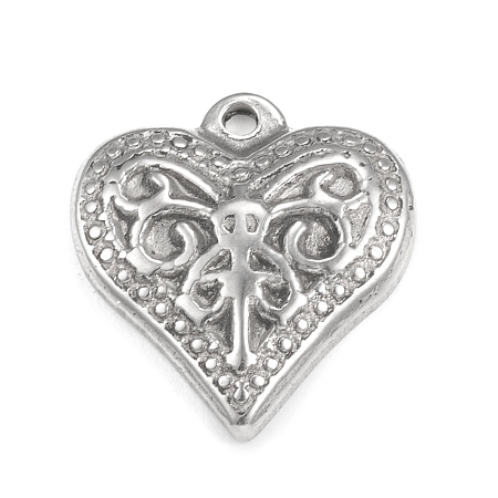 Non-Tarnish 304 Stainless Steel Pendants STAS-F287-51P-1