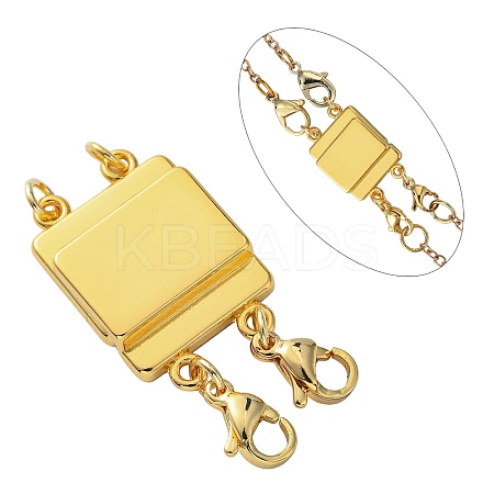 Zinc Alloy Box Magnetic Clasps Converter LS-PALLOY-C159-01LG-1