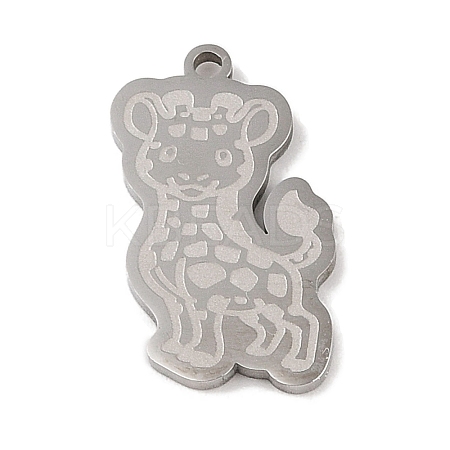 Non-Tarnish 201 Stainless Steel Pendants STAS-C095-18P-1