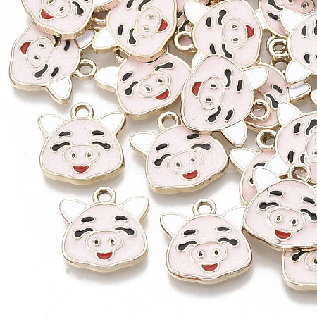 Alloy Enamel Pendants FIND-N048-027A-1