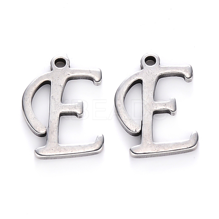 Tarnish Resistant 201 Stainless Steel Charms STAS-R105-E-1